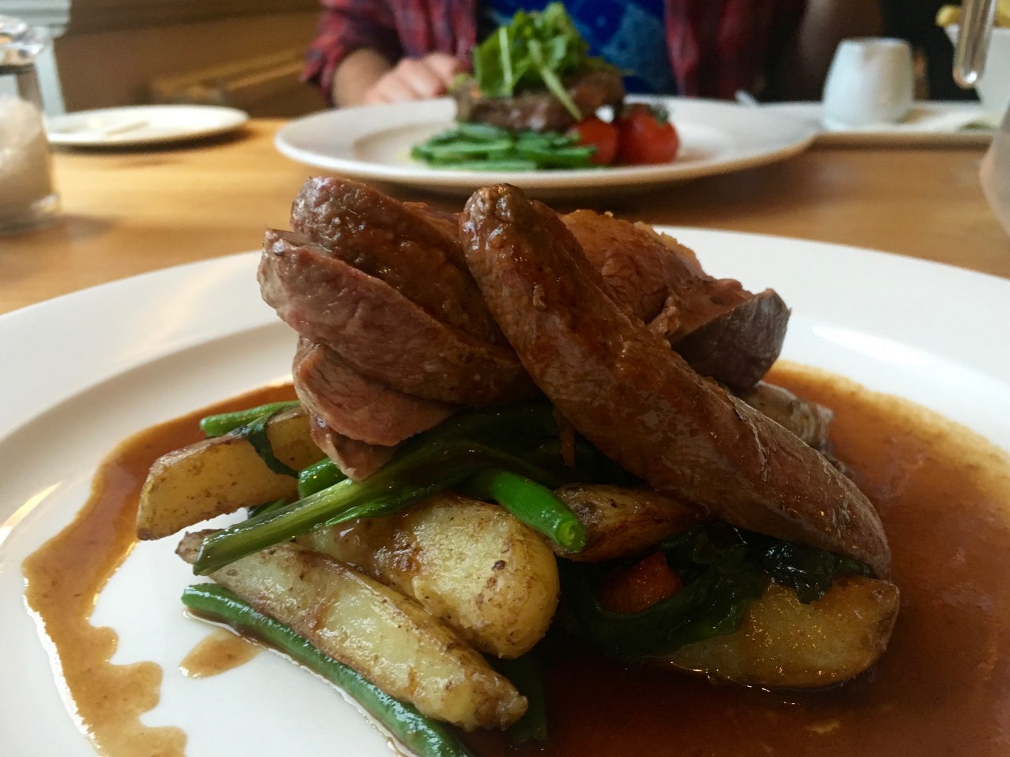 Roast Duck with Pears at The George Inn