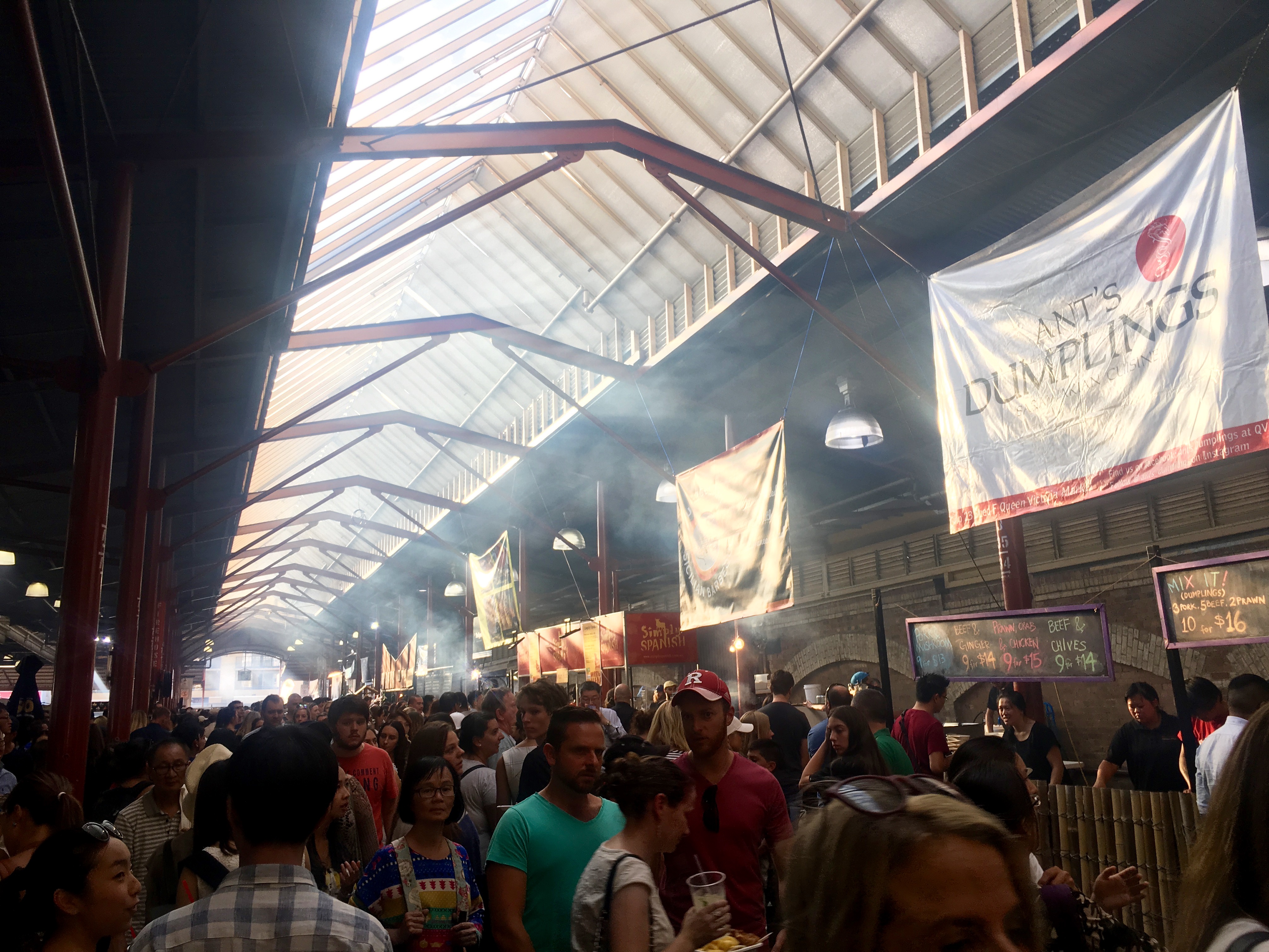 Victoria Night Market Crowds, Melbourne