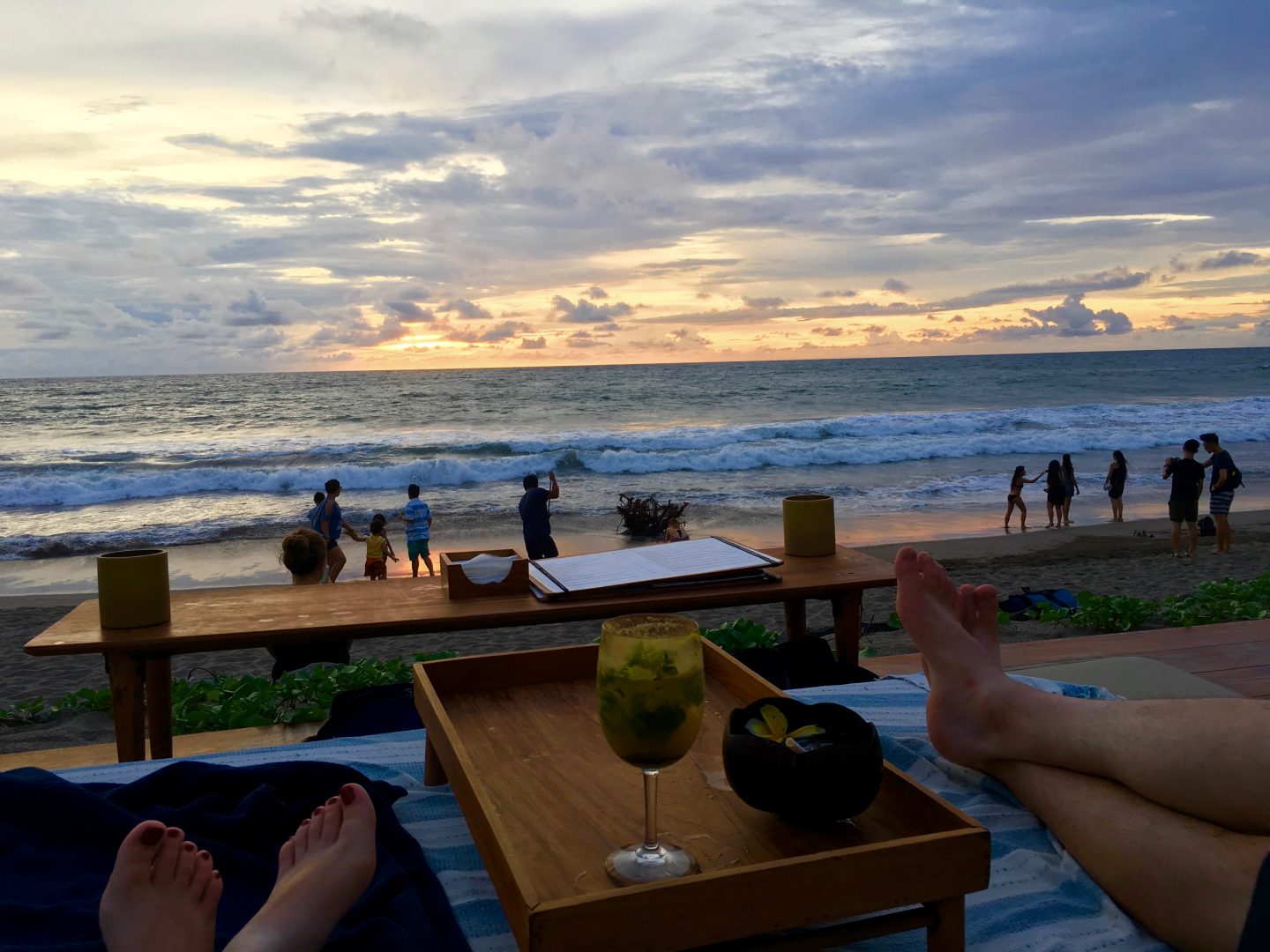 Beachside lounging