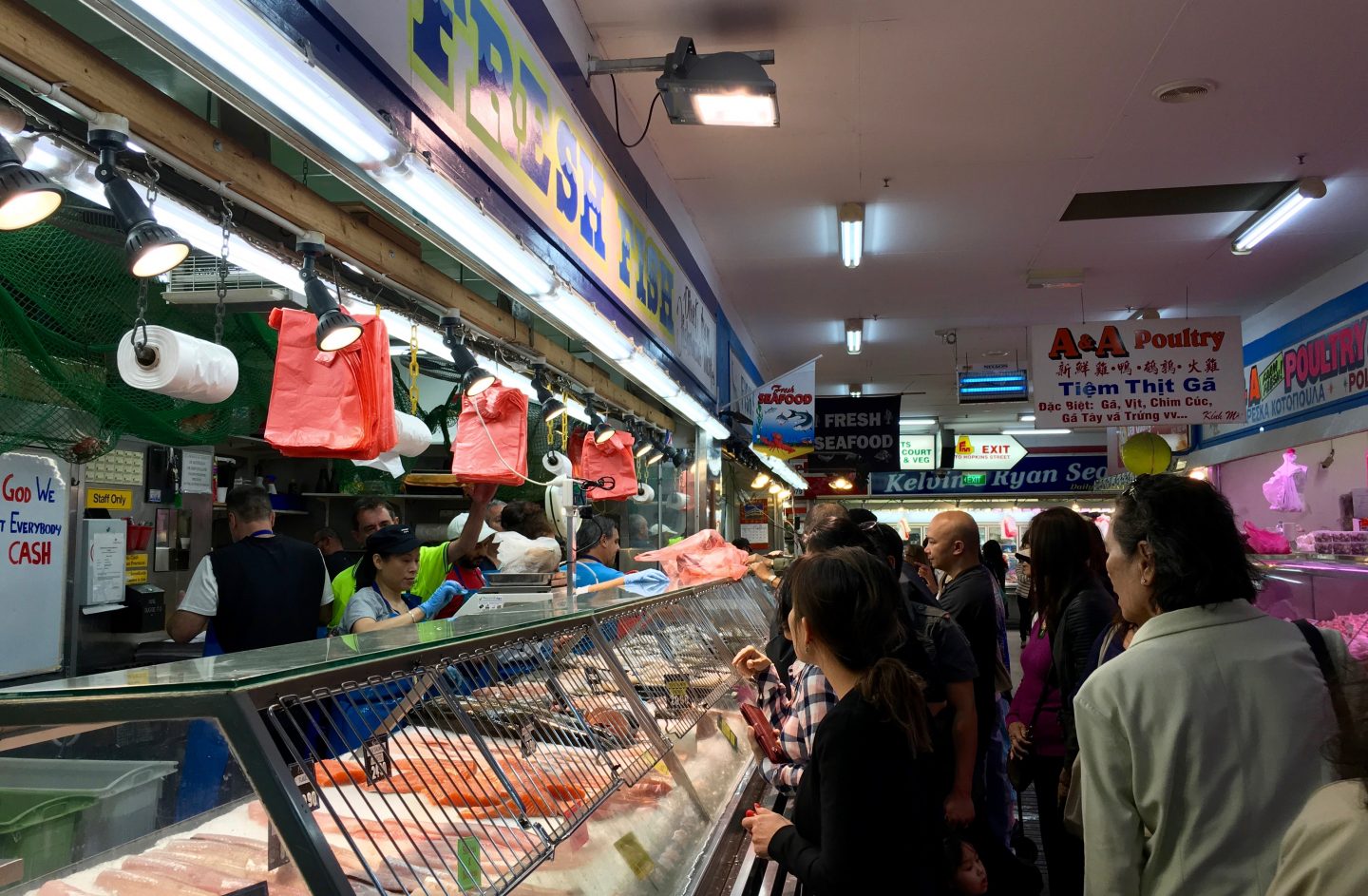 Inside Footscray Market, Melbourne