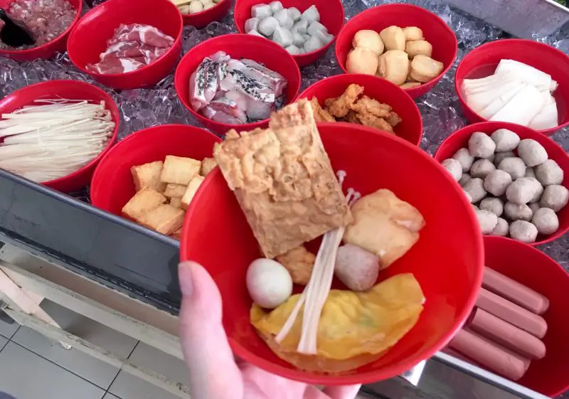 Fried Laksa Ingredients