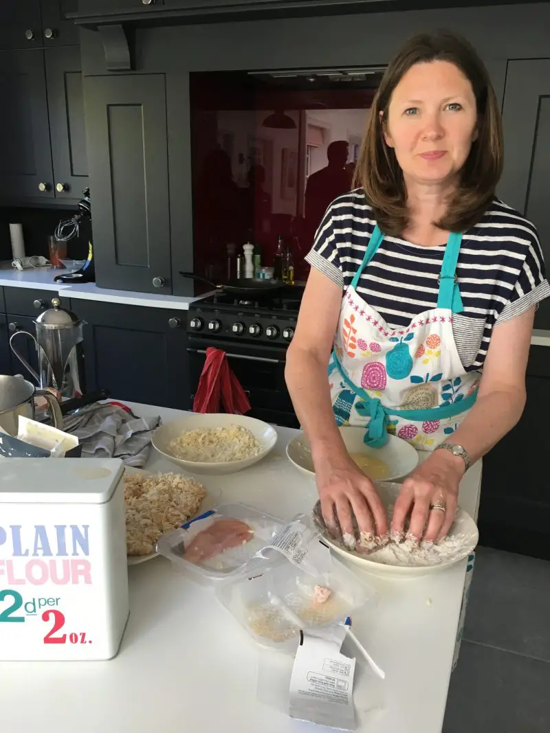 Cuzzy Kate in the kitchen