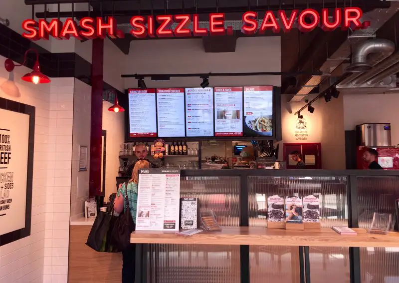 smashburger counter in bath