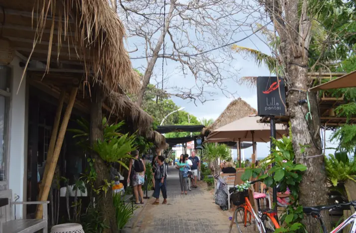 Beach walk along Sanur