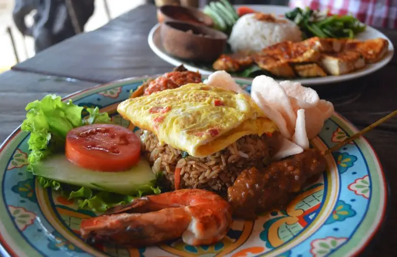 Nasi Goreng at Lilla Pantai