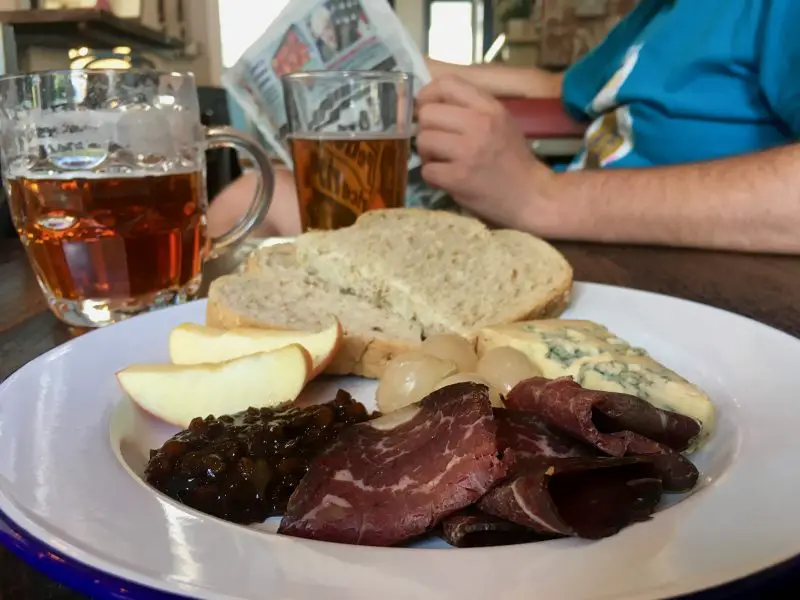 Meat and Cheese Plate at The Cotham Arms