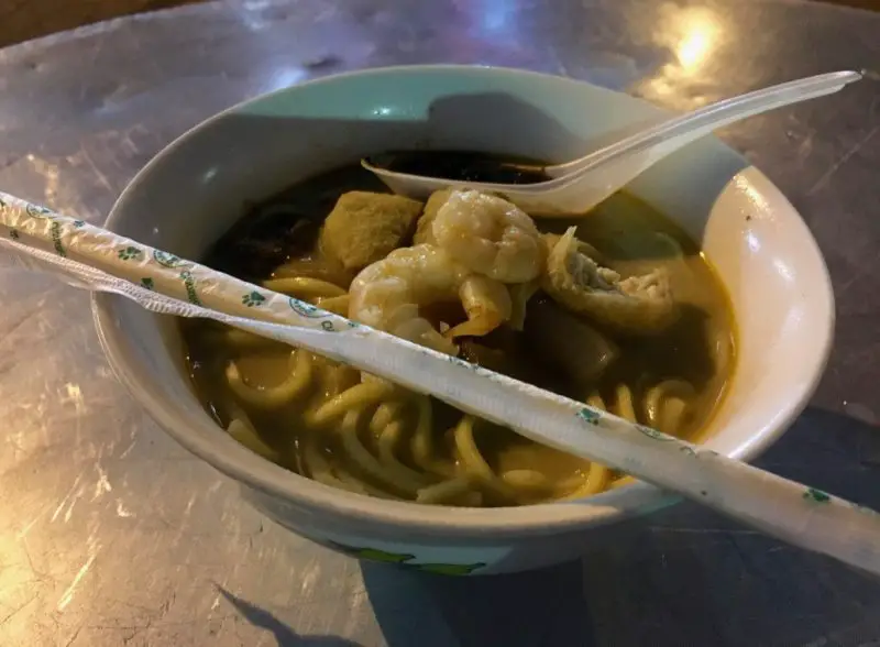 Asam Laksa at New Lane Hawker Centre in Penang