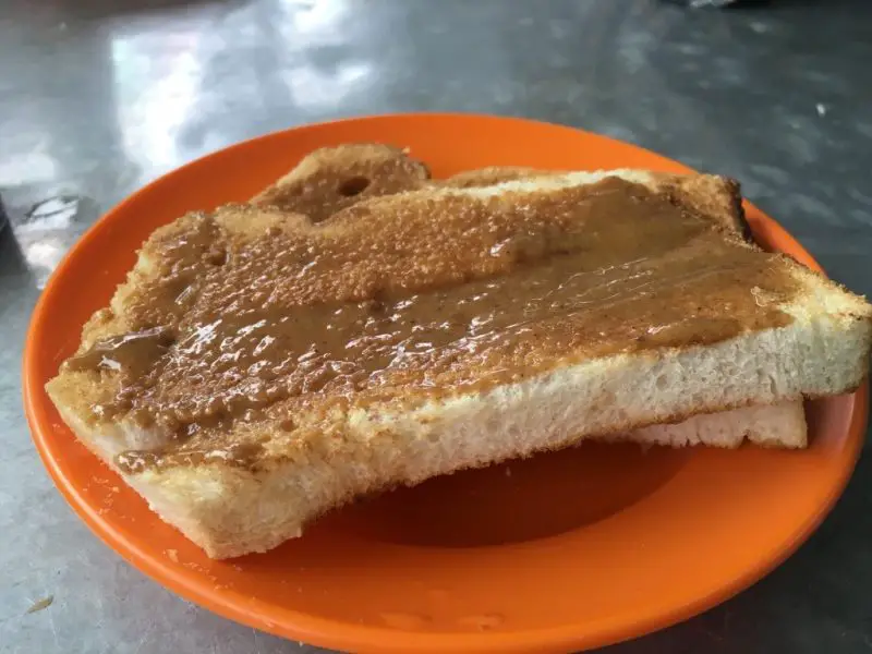 Kaya Toast for breakfast at Too Sohn Cafe in Penang