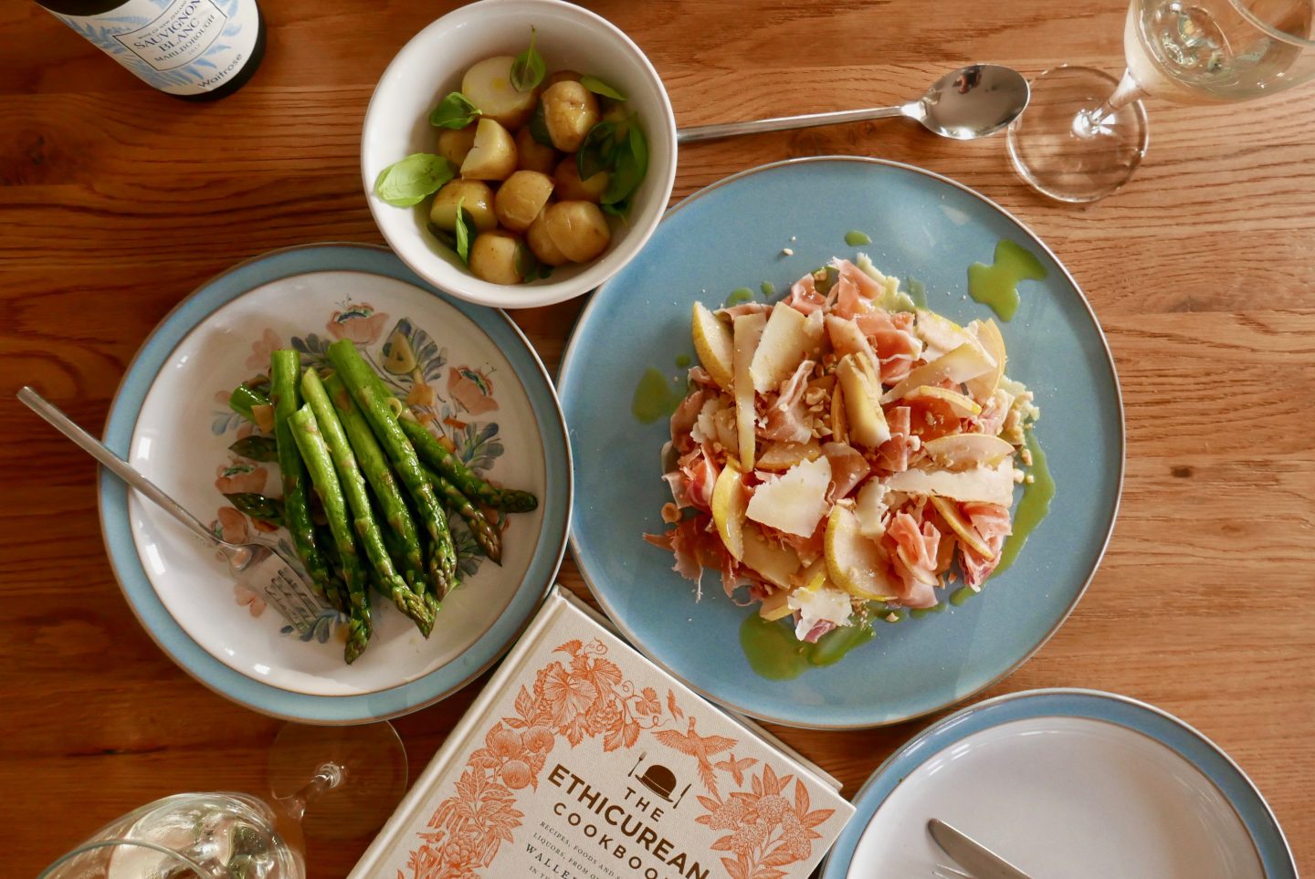 Pear and Ham salad from The Ethicurean