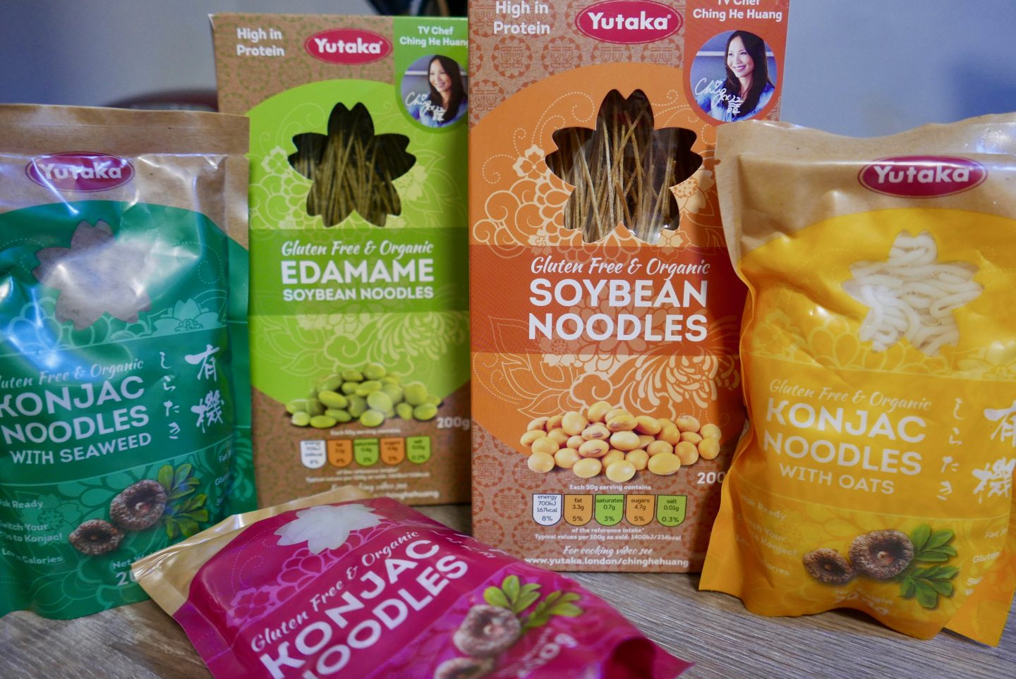 The new Organic noodle range from Yutaka