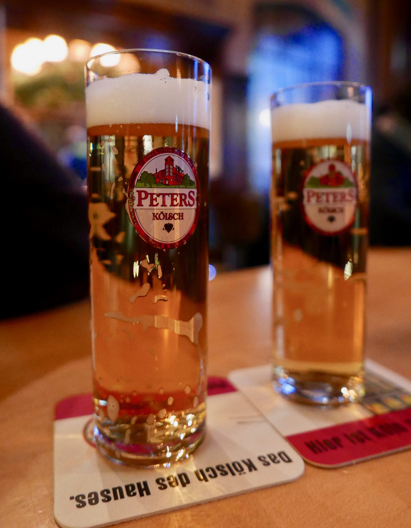 Kölsch at Peters Brauhaus in Cologne