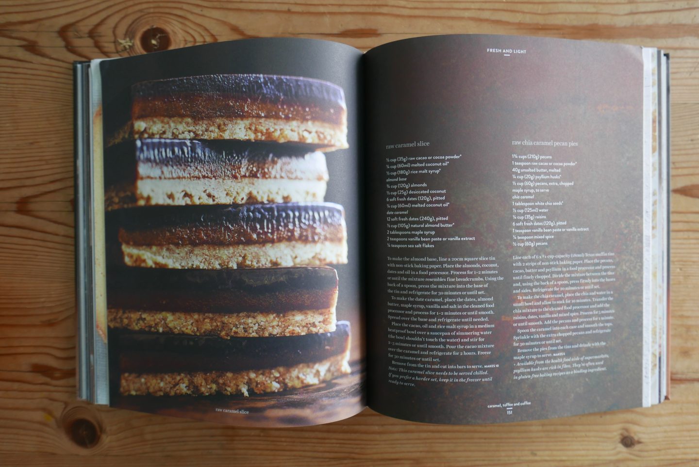 Raw Caramel Slice Modern Baking cookbook