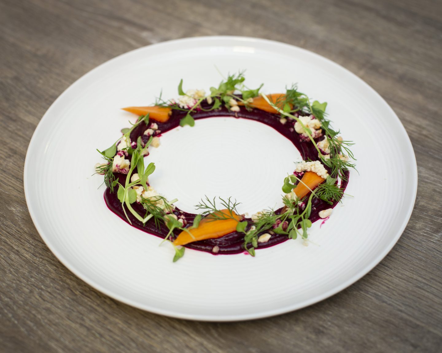 Beetroot starter La Belle Assiette