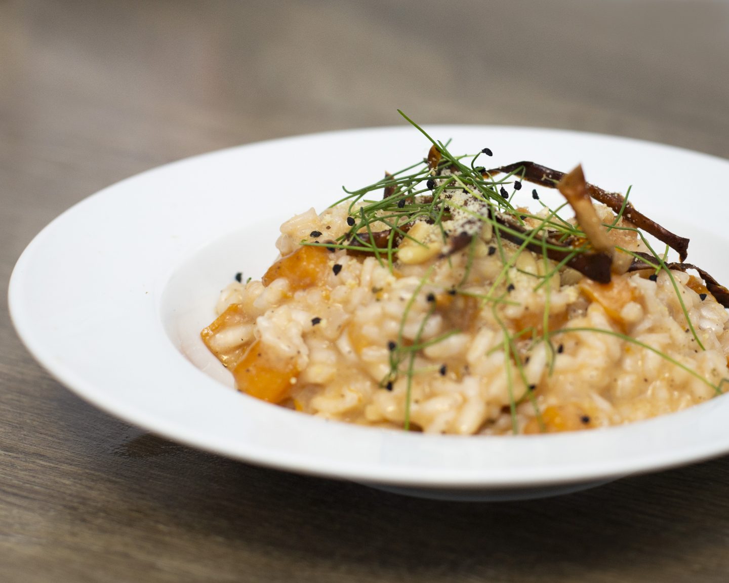 Butternut squash and sage risotto