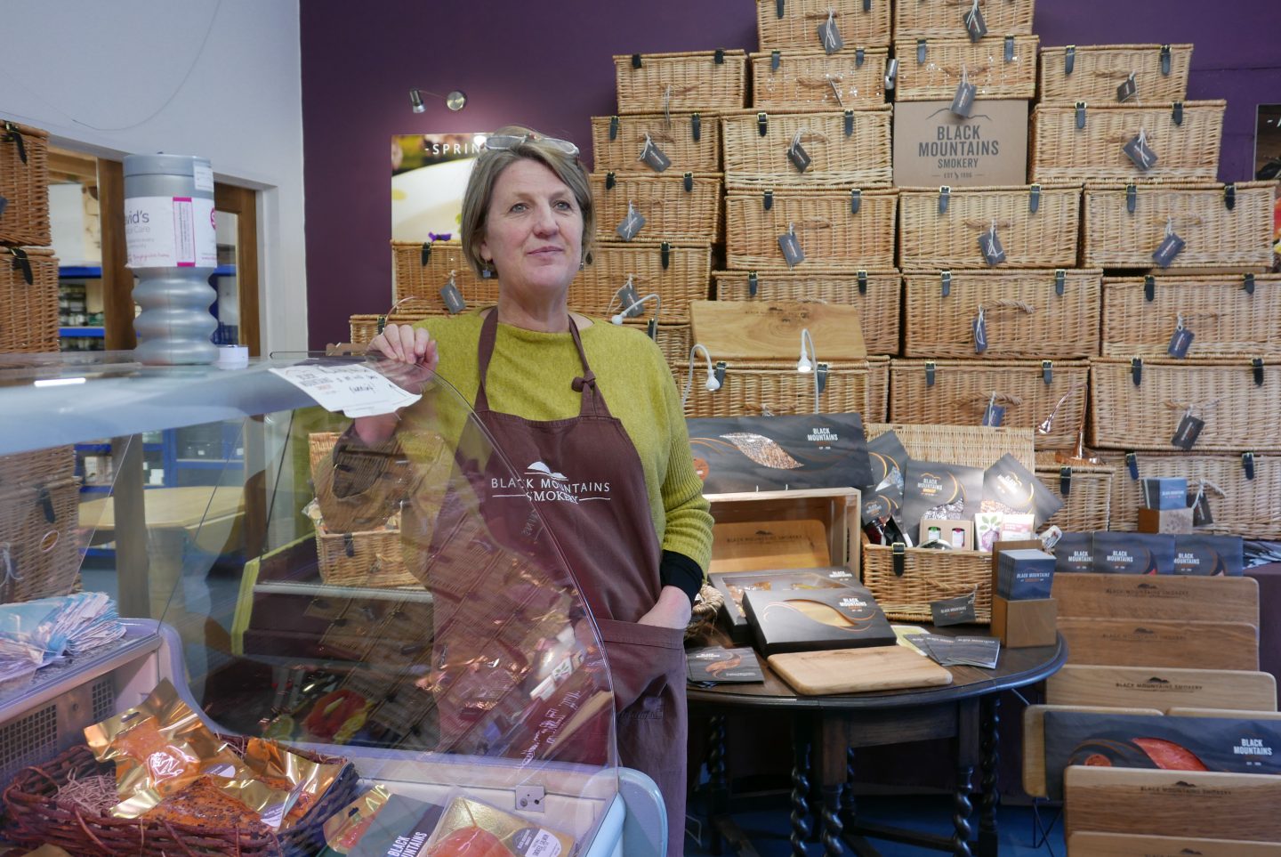 Jo Carthew, owner of Black Mountains Smokery