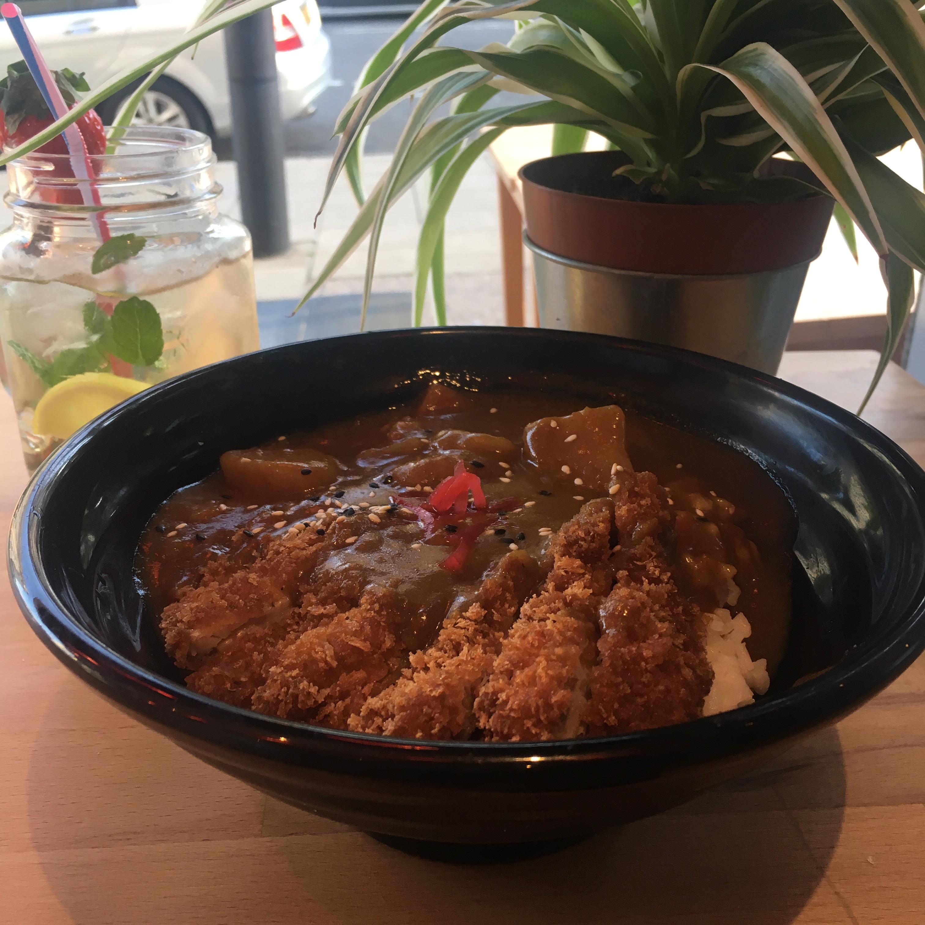 Pork Katsu curry at Izakaya in Bristol 