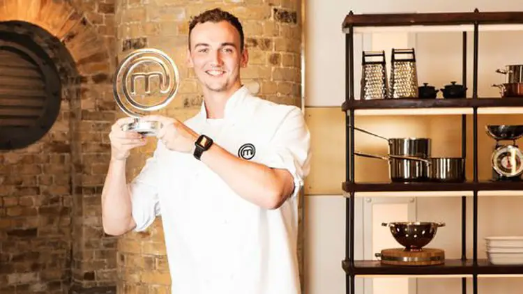 Lawrence Henry winning MasterChef the Professionals