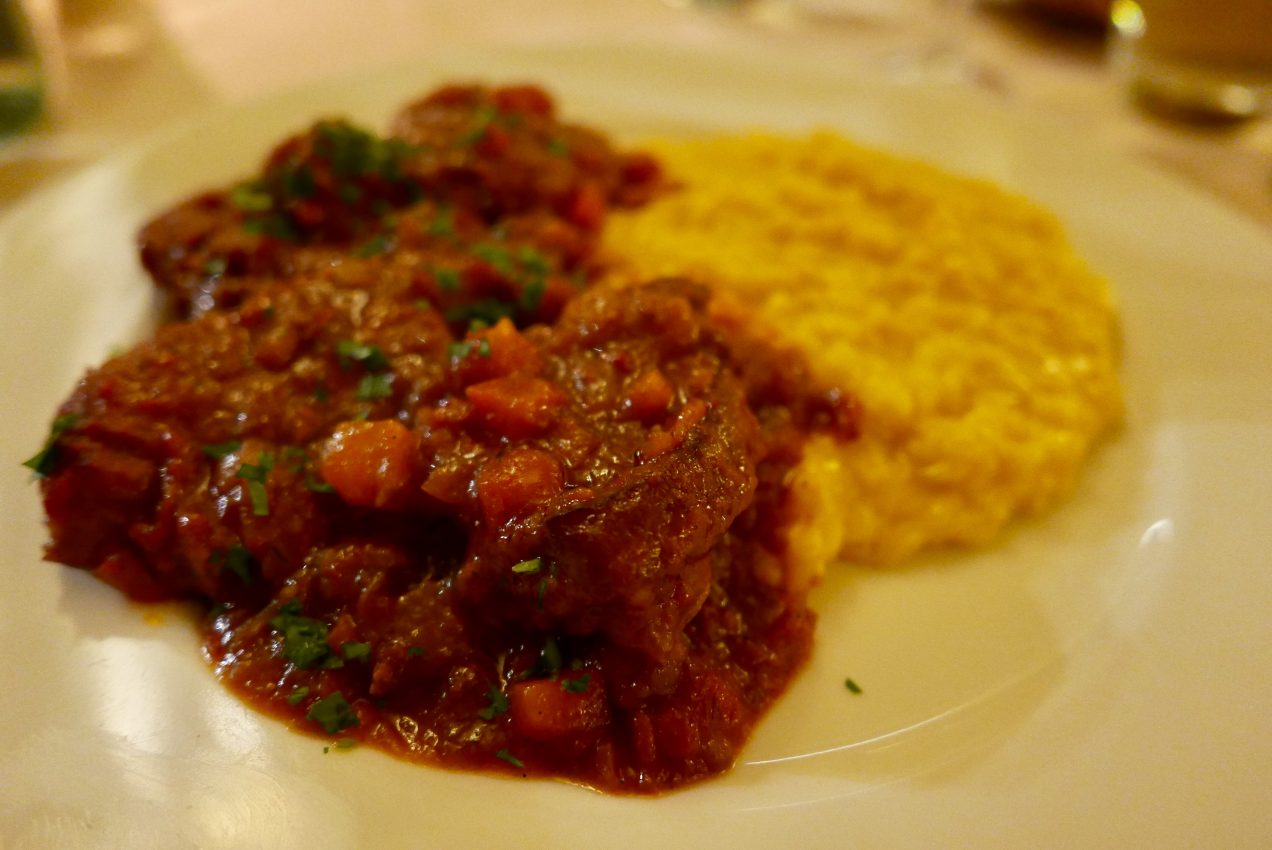 Osso Bucco at DaMimmo in Bergamo