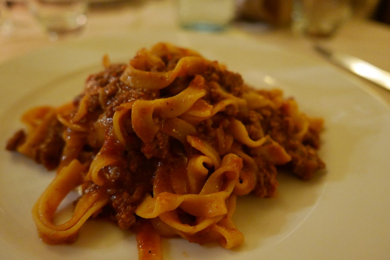 Ragu tagliatelle