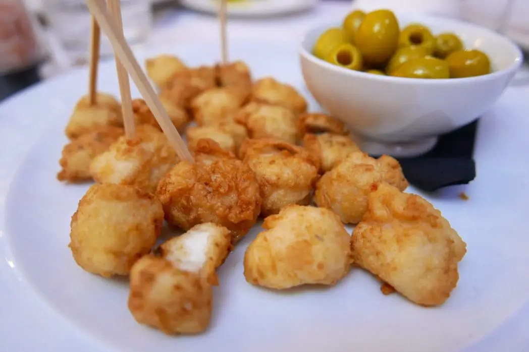 Cazon, fried dogfish served as a snack