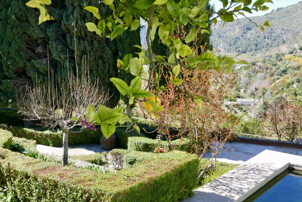 Inside the Jardin Nazari in Veléz