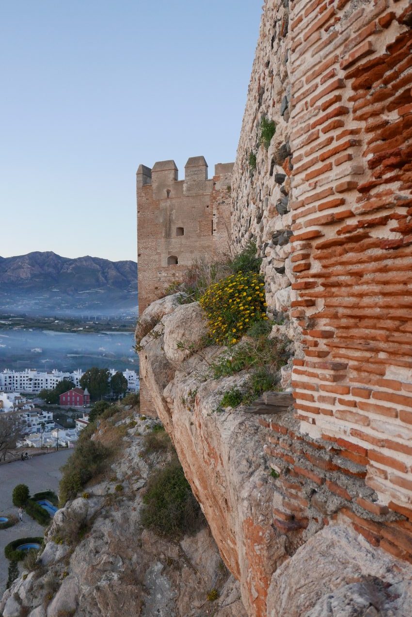 The view from theta of the Castillo Salobreña