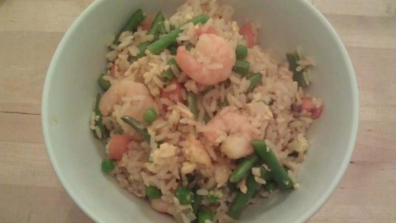 Easy egg fried rice