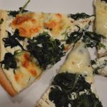 Olive magazine 7 meals for £30 – Spinach and ricotta pizza blanco