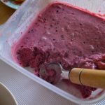 Summer berry ice cream