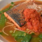 Jamie’s 30 Minute Meals- Asian Style Salmon & Noodle Broth