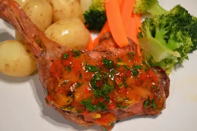 Duck Leg with Chilli & Orange Glaze