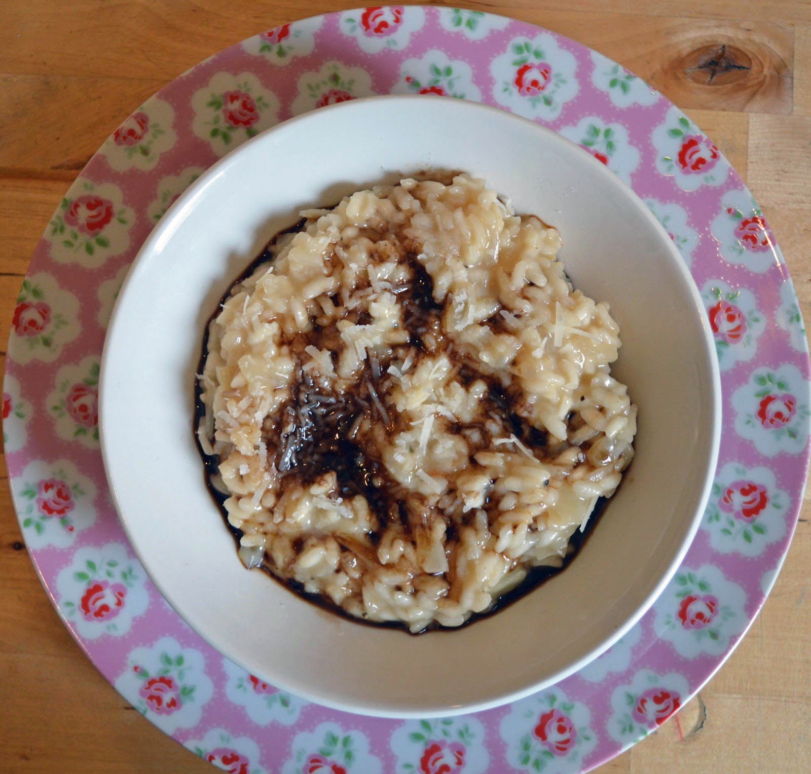 Pecorino and balsamic risotto 