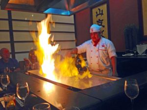 Teppenyaki dining experience