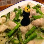 Chicken and asparagus pie