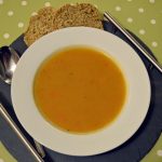 Spiced butternut squash soup