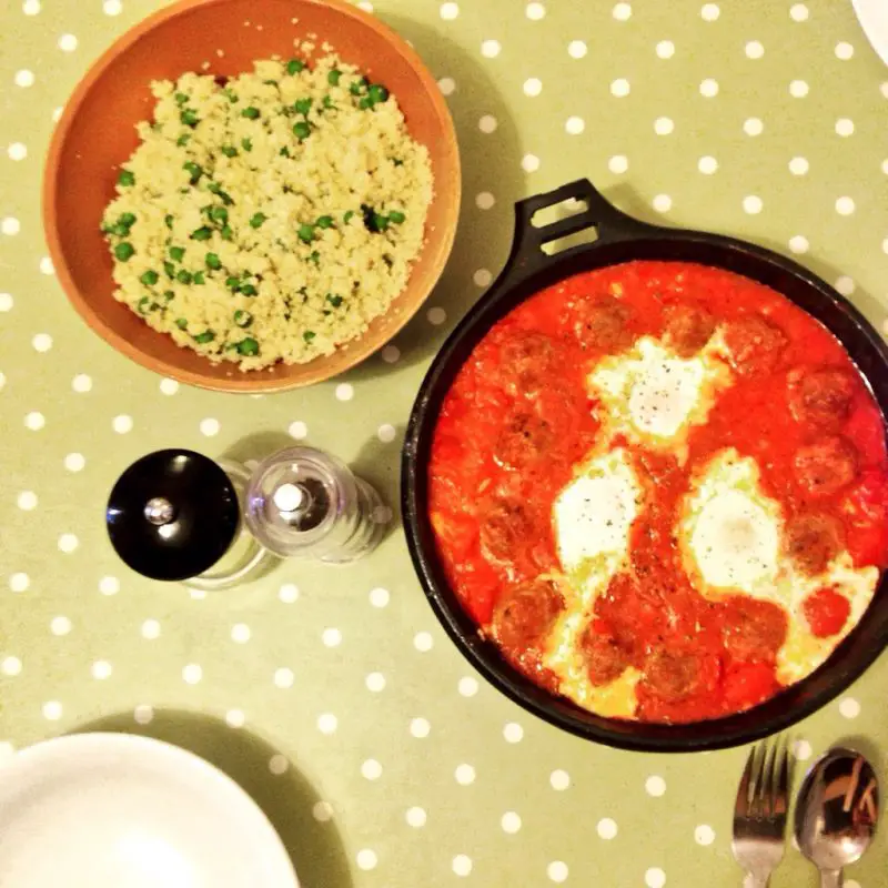 Lamb and Egg tagine with cous cous