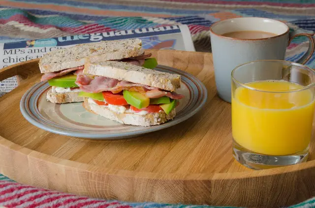 Avocado, Bacon and Tomato Sandwich!