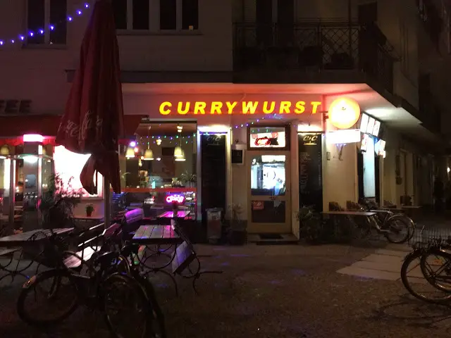 A currywurst shop in Berlin 2015