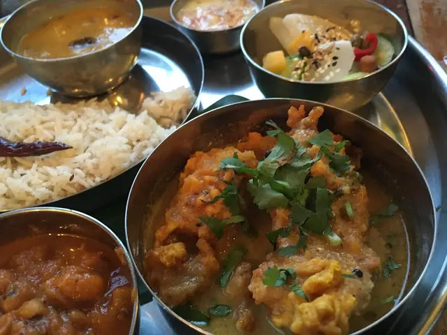 Food at Thali Cafe in Bristol