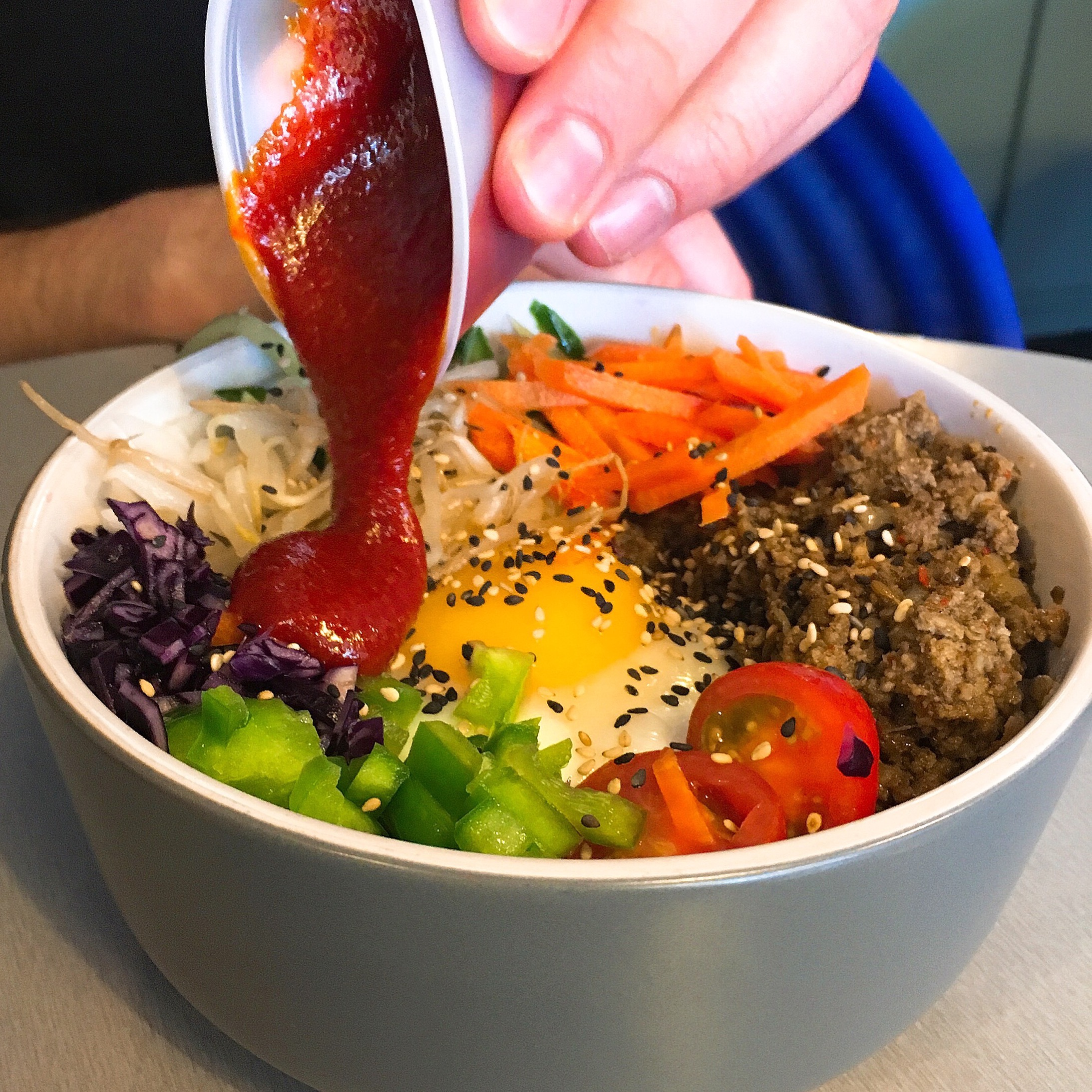 Bibimbap at Tuk Tuck Korean food in Bristol