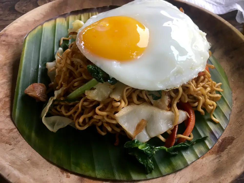 Mie Goreng at Sweet Orange Warung