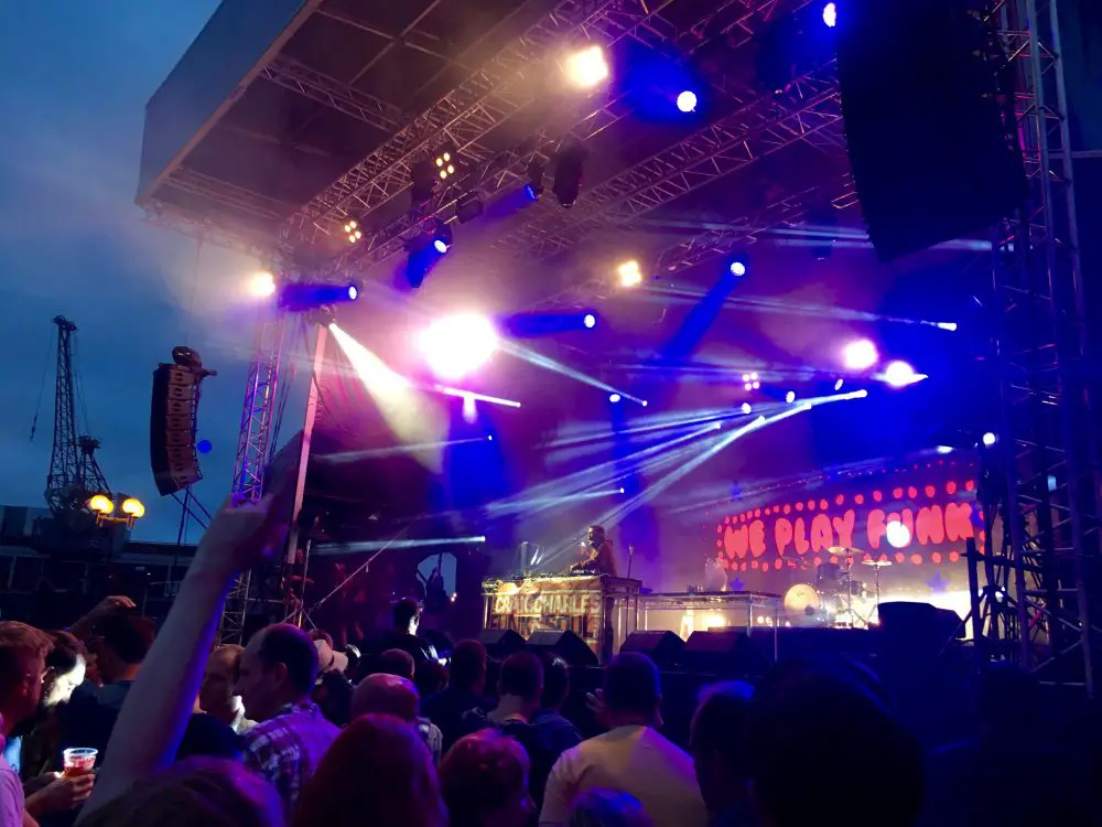 The main music stage at Grillstock