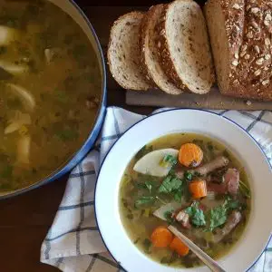 Dublin Coddle with fresh bread