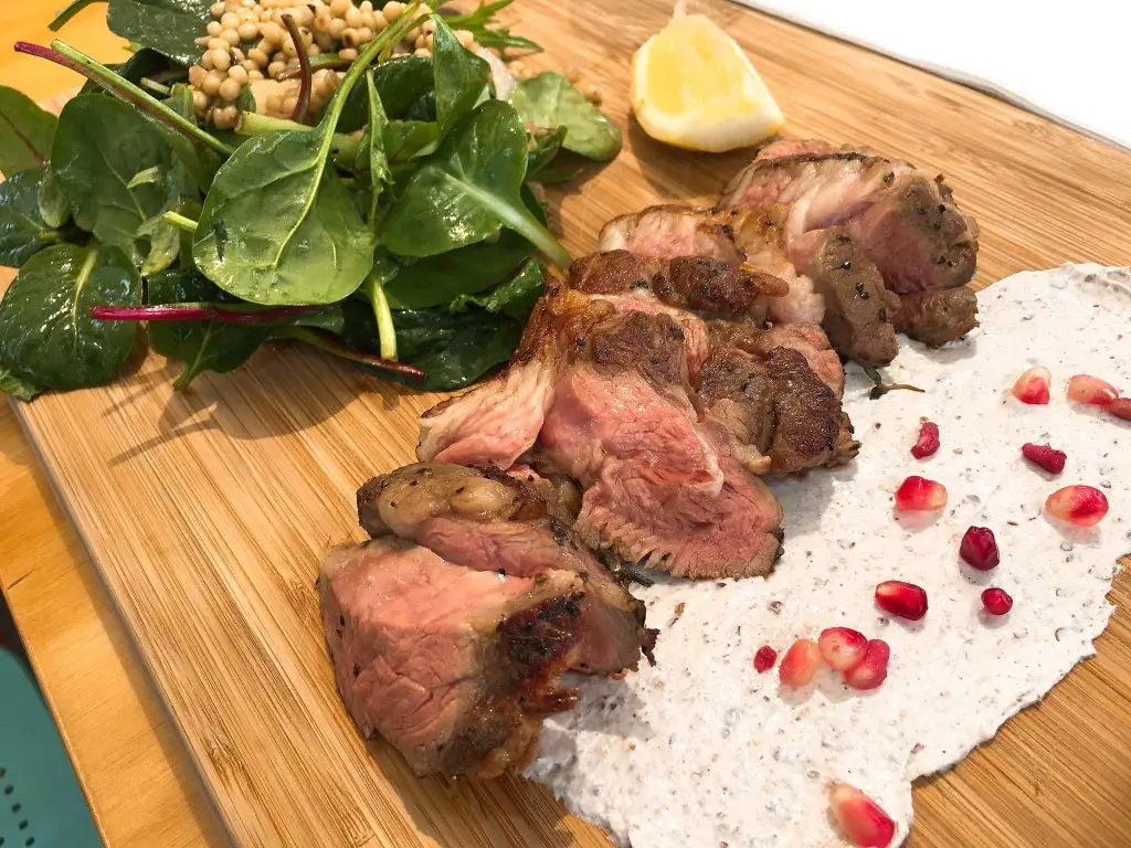 Lamb with pomegranate