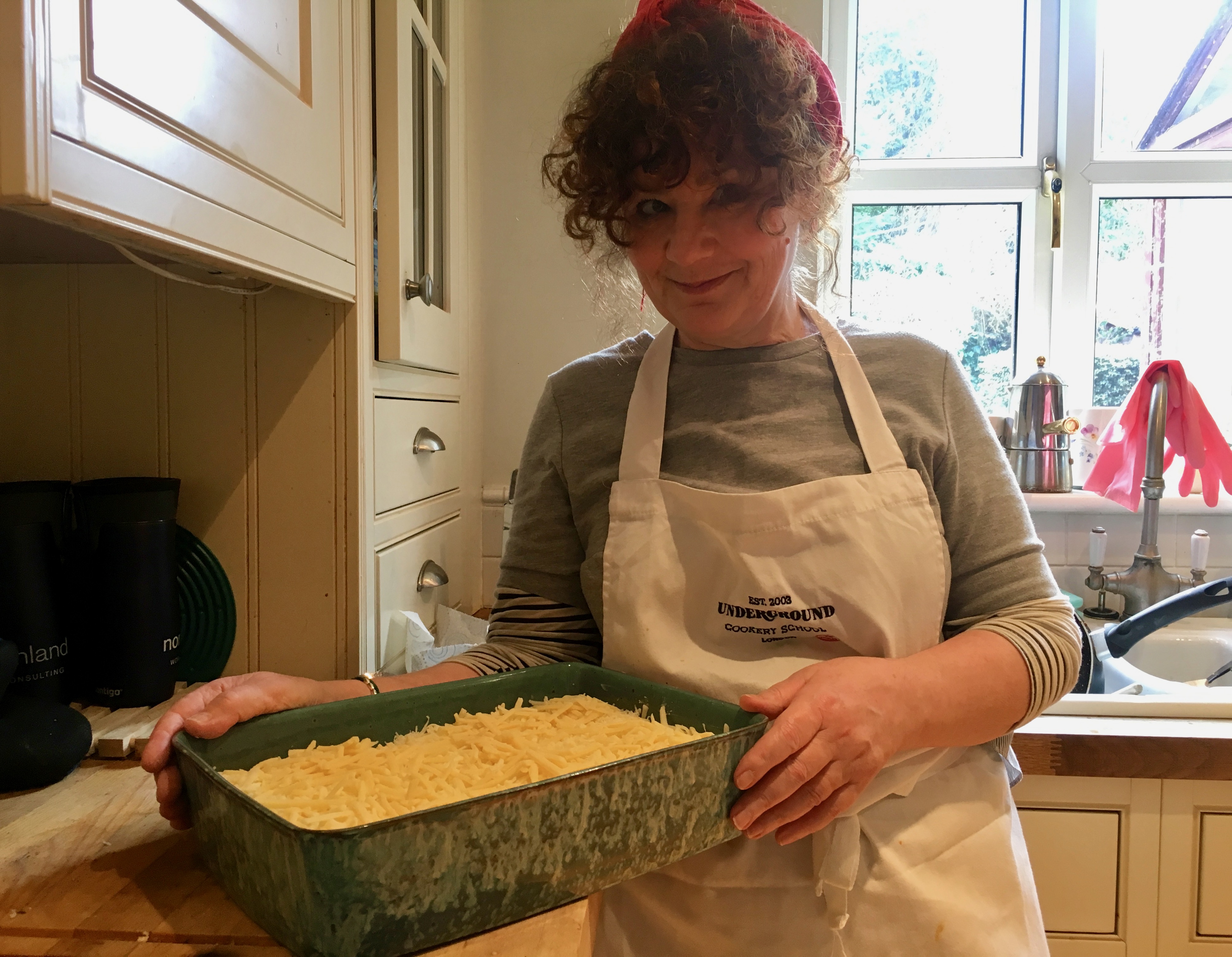 Mum and her amazing lasagne!