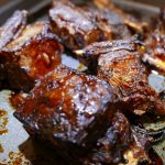 Honey glazed short ribs