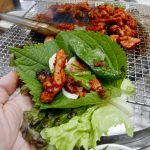 Eating Dakgalbi in Chuncheon