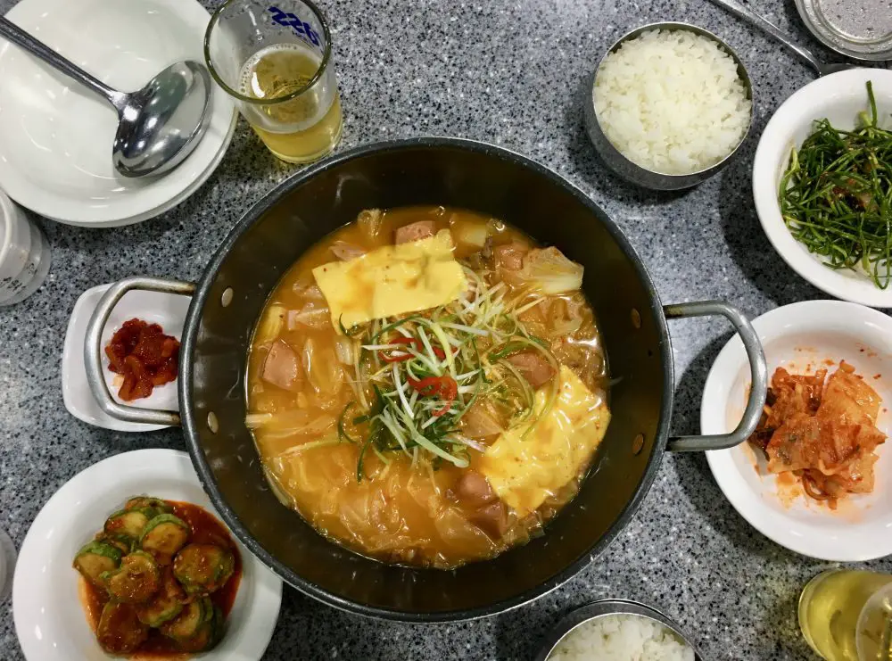 Budae Jjigae at Bada Sikdang