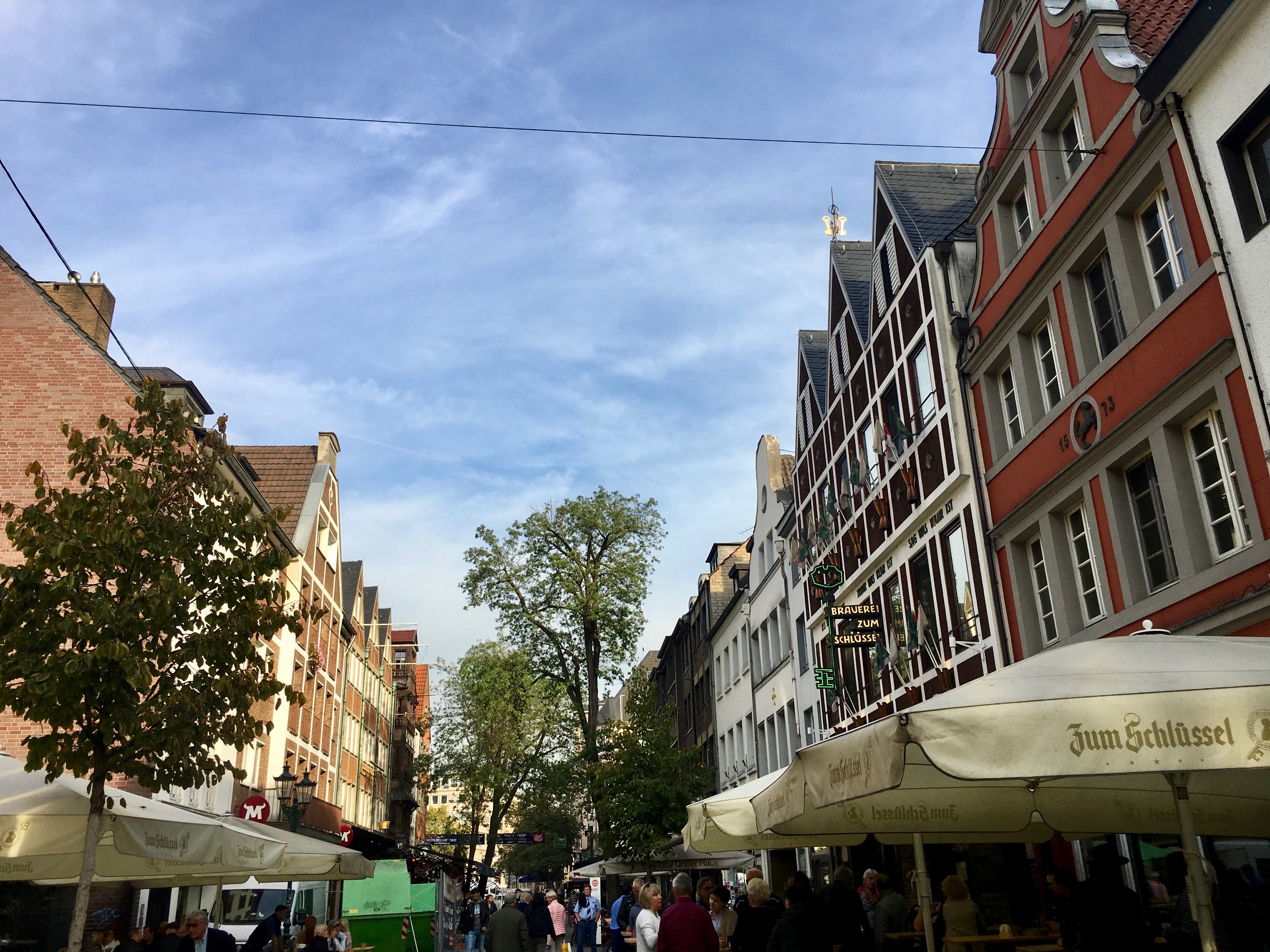 Ratinger Straße in the old town of Düsseldorf is known as "the longest bar in the world"