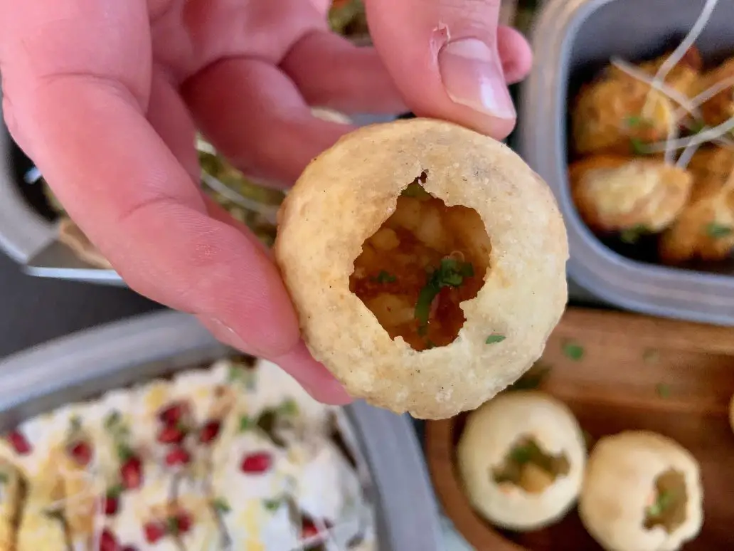 Pani Puri at Dhamaka, Bristol